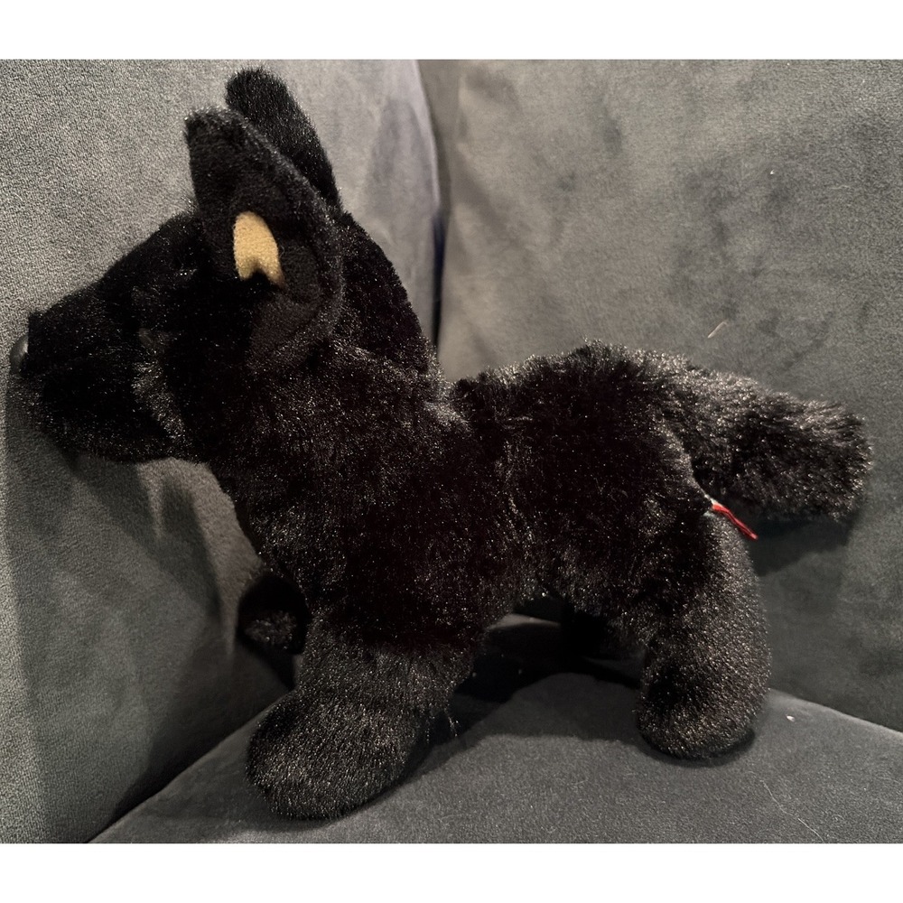 Douglas Harko Black German Shepherd Dog 8" Plush Toy Stuffed Animal Puppy Cuddle
